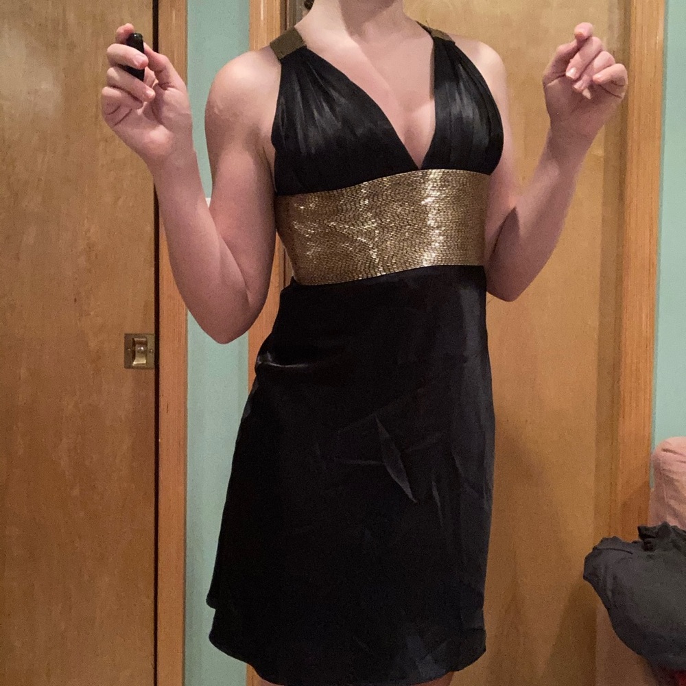 Black formal dress